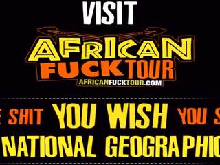 원기 왕성한 아프리카의 십대 소요 거대한 화이트 putz 포