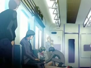 Orang di densha 1: blowbang memainkan kontol dengan tangan seks klip feat. hanime dunia