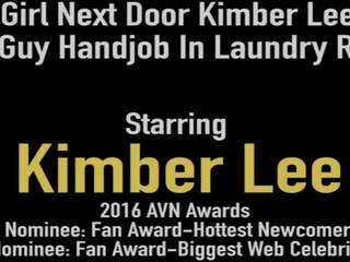Mademoiselle επόμενος πόρτα kimber υπήνεμος δίνει chap μαλακία σε laundry | xhamster