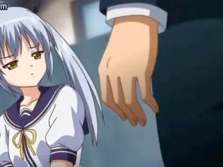 Anime teenager leckt schwanz im neunundsechzig