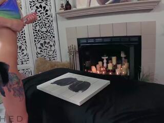 Arched kenzie reeves змащена олією & creampied -full scene-: божевільний білявка брудна відео