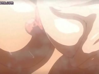 Dva prsnaté anime babes výprask bodnutie