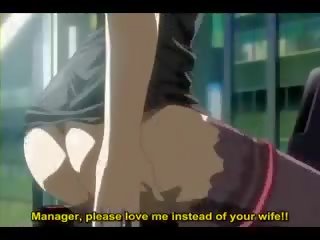 Fabulous hardt opp anime adolescent knullet av den anus